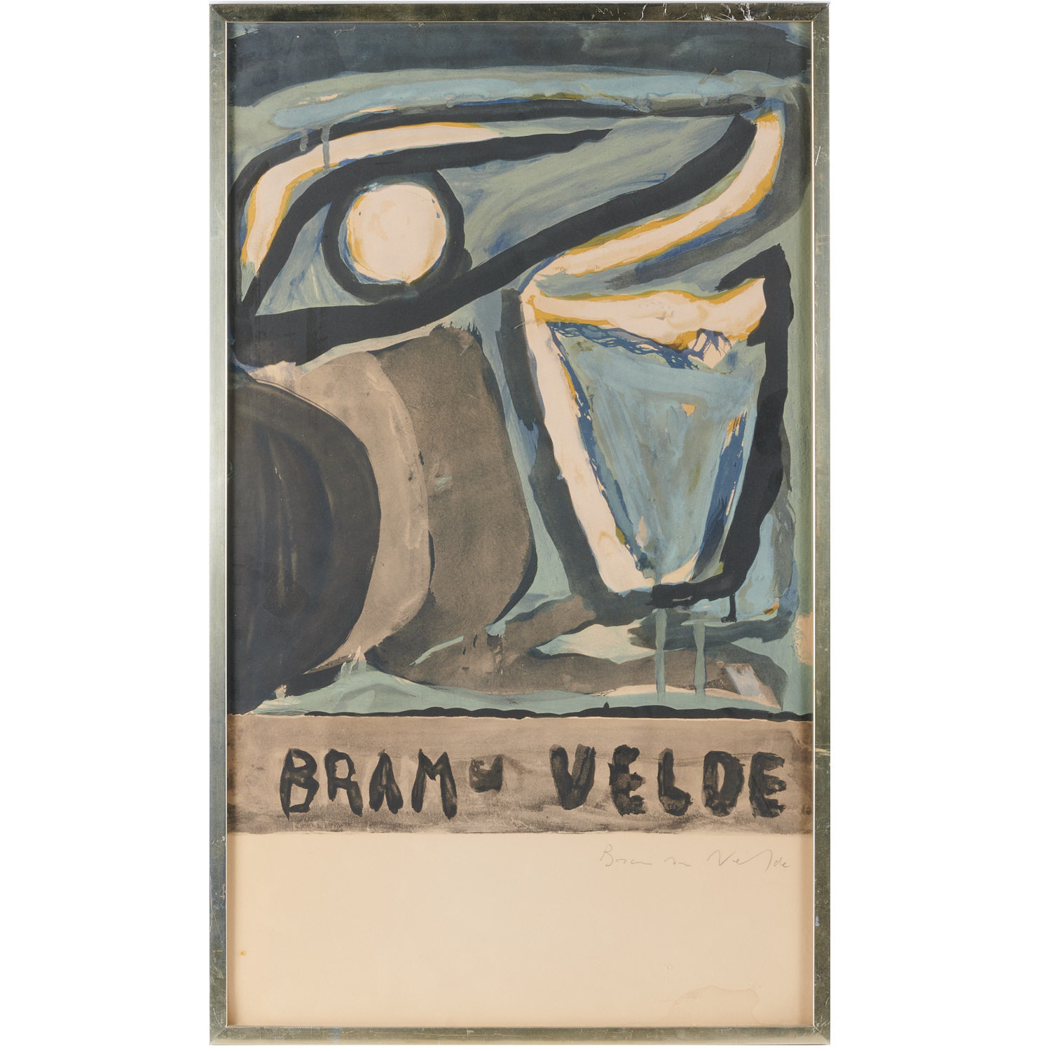 BRAM VAN VELDE, ARTIST SIGNED