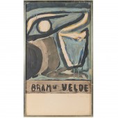 BRAM VAN VELDE, ARTIST SIGNED