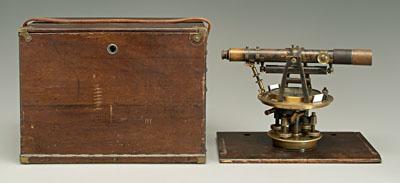 Brandeis City theodolite, 13 in.