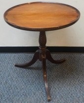 BRANDT MAHOGANY TEA TABLE 28 X