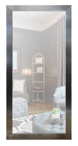 BRANDTWORKS SILVER-TONE MIRROR, 66"