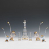 BRANDY SIPPER AND DECANTER SET