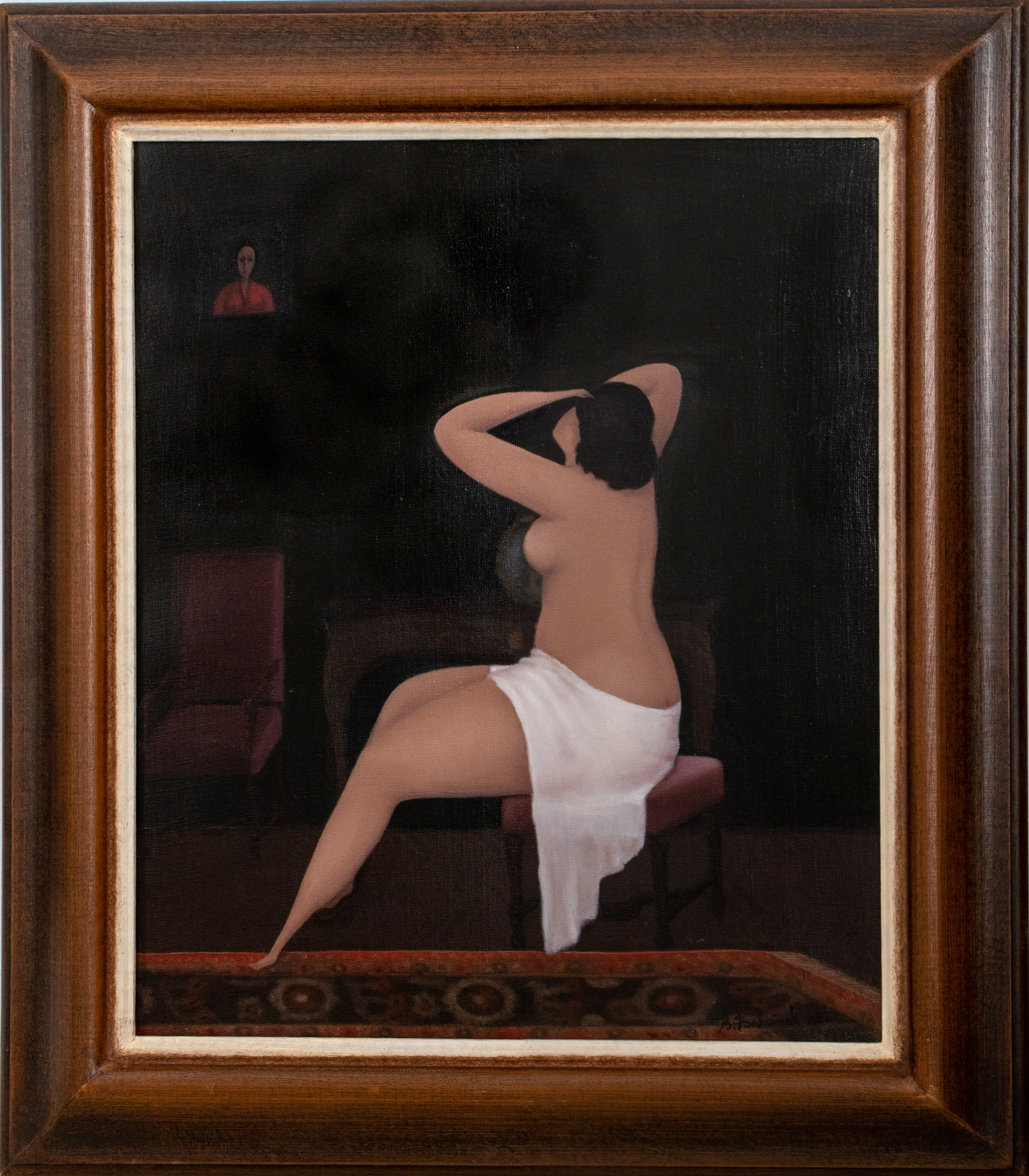 BRANKO BAHUNEK WOMAN BATHING OIL ON