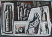 BRANKO KOVACEVIC OIL ON BOARD,