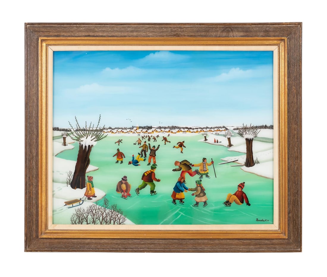 BRANKO PARADIS REVERSE OIL PAINTING