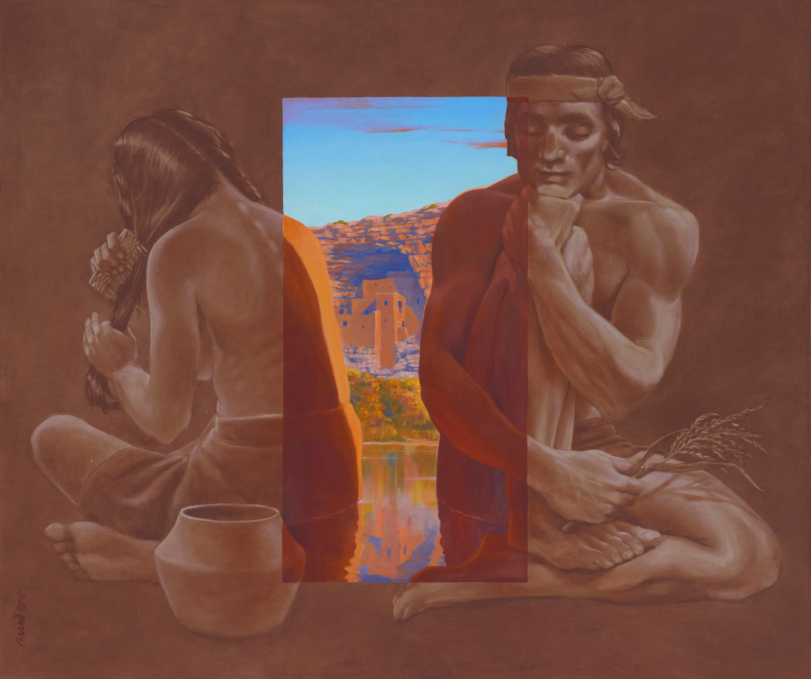 BRANT GEBHART (B. 1940), "HOHOKAM