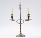 BRASS ADJUSTABLE CANDELABRUM 1