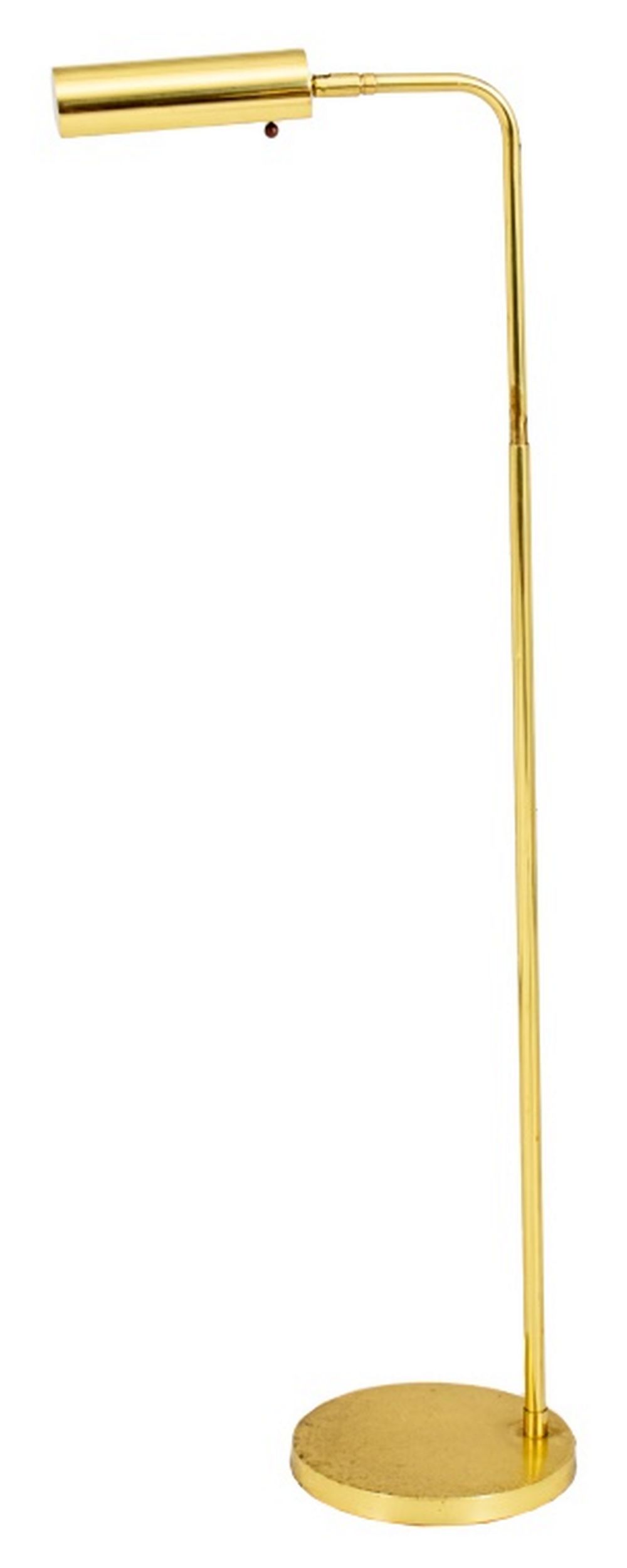 BRASS ADJUSTABLE READING FLOOR LAMP