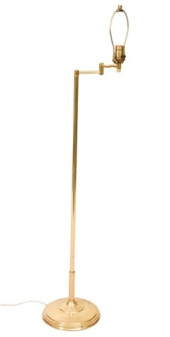 BRASS ADJUSTABLE STANDING FLOO