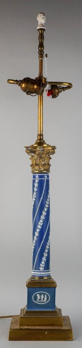 BRASS AND BLUE AND WHITE JASPE