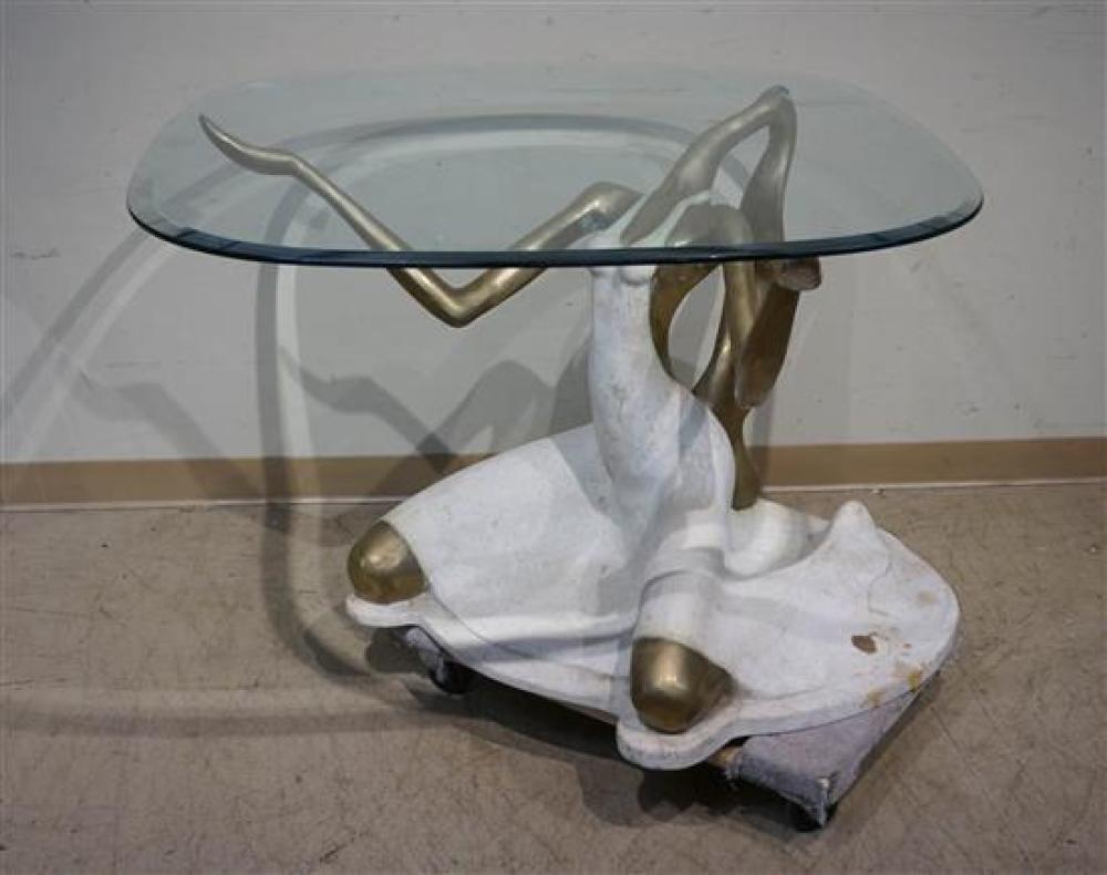 BRASS AND COMPOSITION FIGURAL