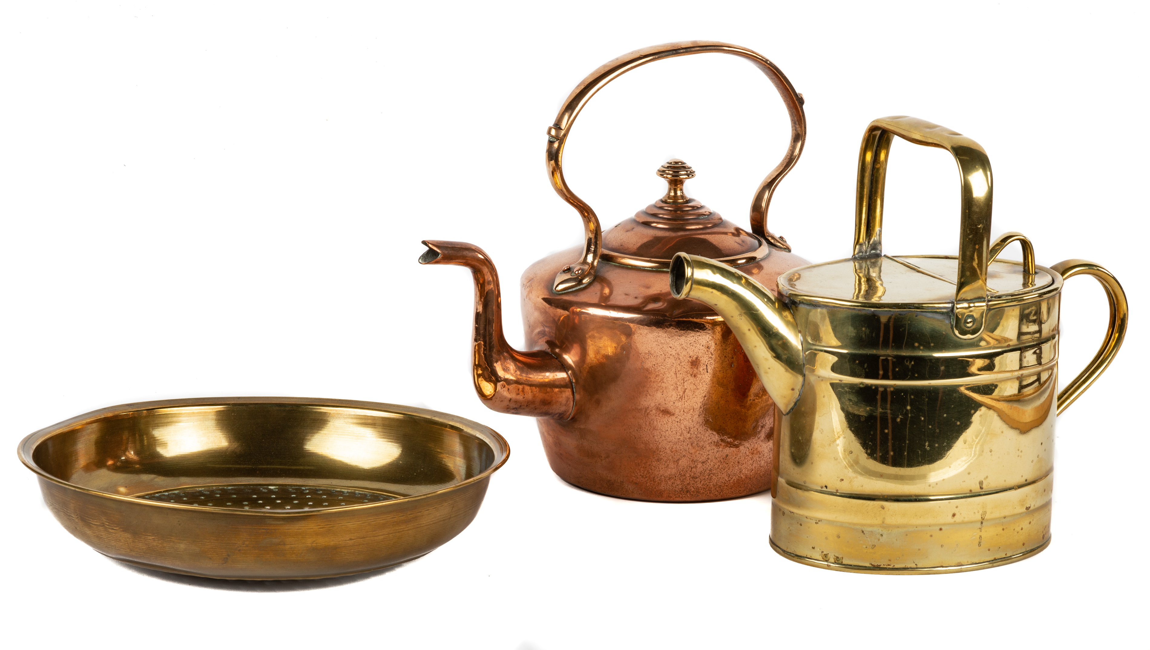BRASS AND COPPER ITEMS 19th