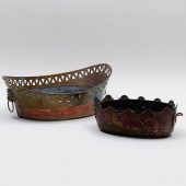 BRASS AND COPPER JARDINIèRE WI
