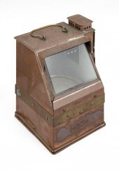 BRASS AND COPPER U.S. NAVY BIN