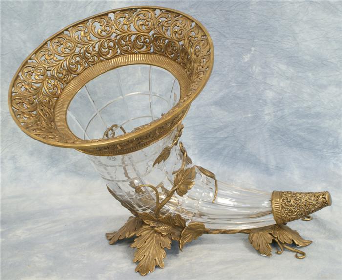 Brass and crystal victorian style