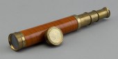 BRASS AND CURLY MAPLE THREE-DR