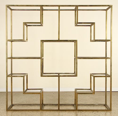 BRASS AND GLASS CRESPI STLYE