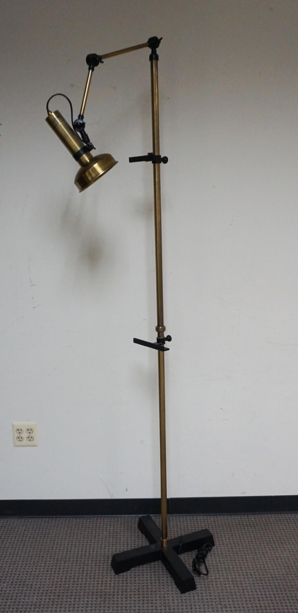 BRASS AND IRON ADJUSTABLE EASEL