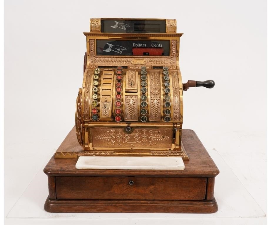 Brass and oak National Cash