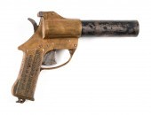 BRASS AND STEEL NAVAL FLARE GU