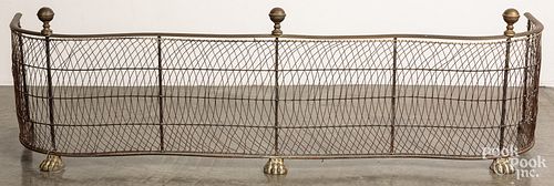 BRASS AND WIRE FIRE FENDERBrass and