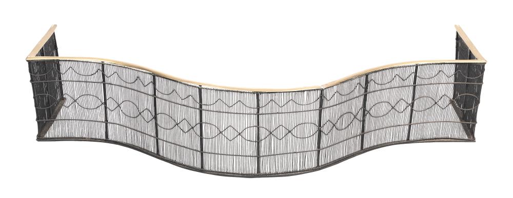 , BRASS AND WIRE SERPENTINE