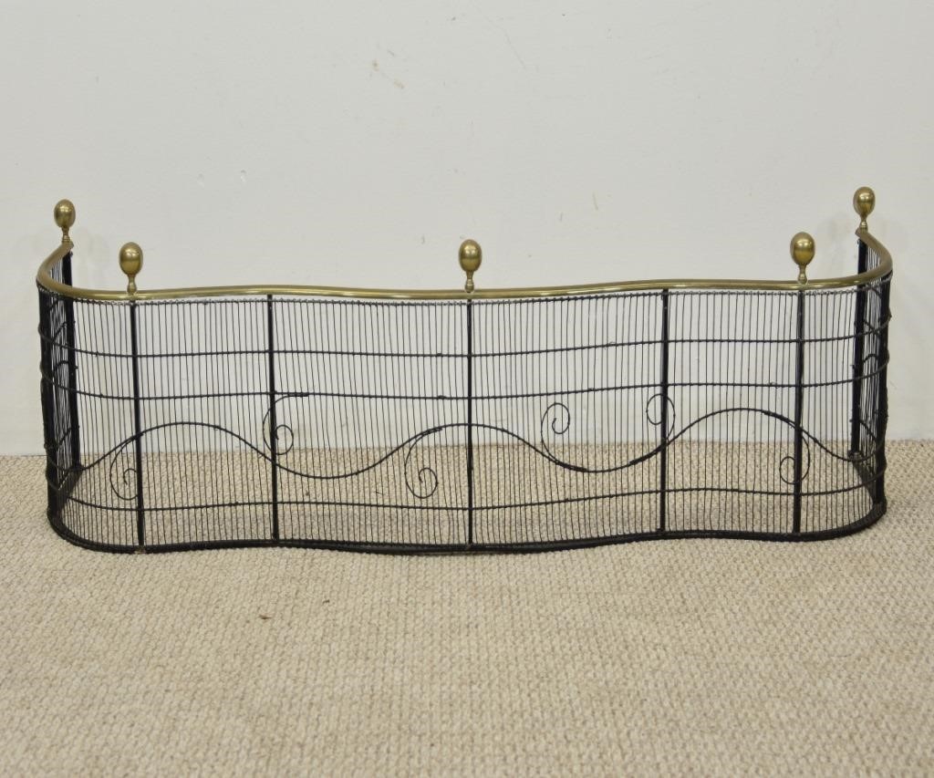 Brass and wire serpentine front