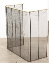 Brass and wirework folding fir