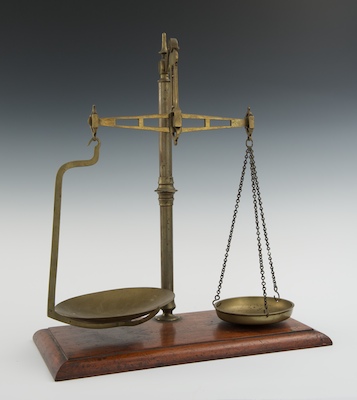 Brass Balance Scale by Bartlett &