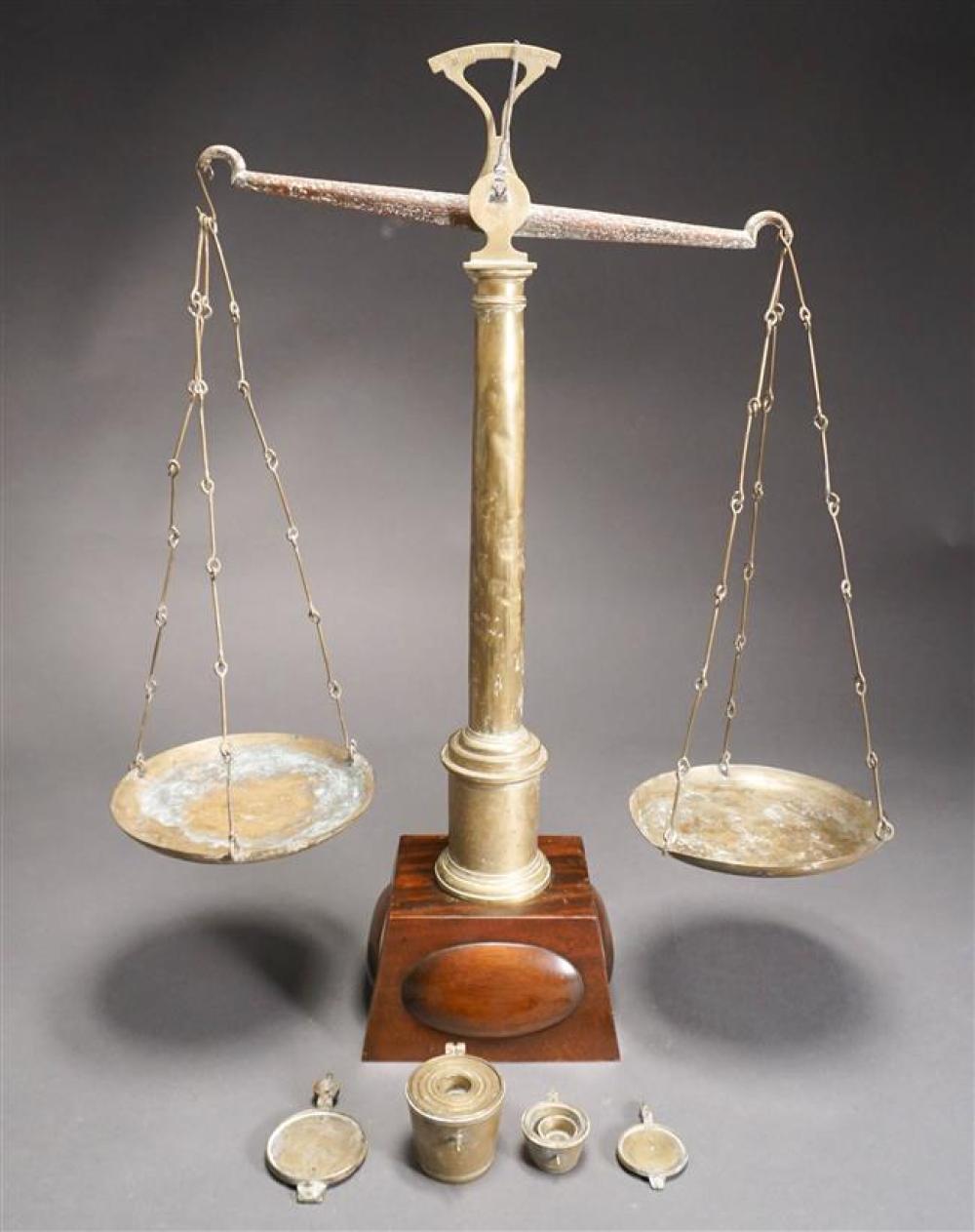 BRASS BALANCE SCALE WITH