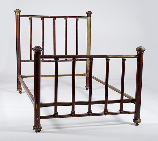 Brass Bed American a brass bed with