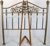 BRASS BED FRAME, EARLY 20TH CC