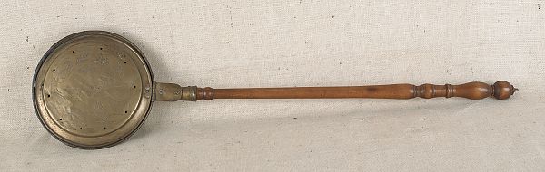 Brass bedwarmer early 19th c.
