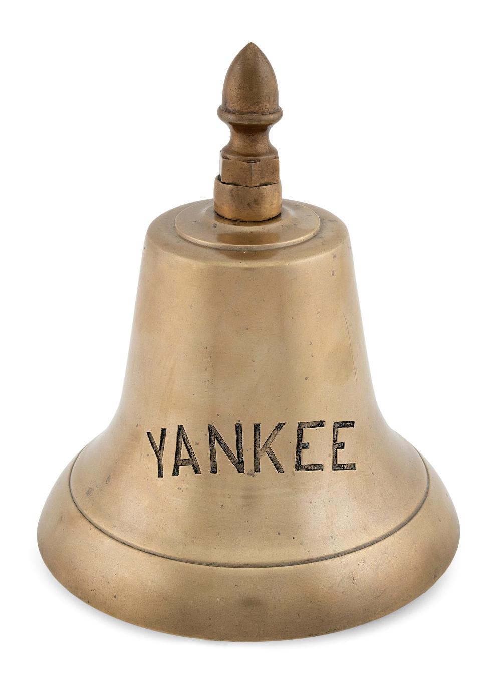 BRASS BELL FROM THE J-CLASS YACHT
