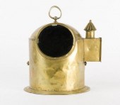 BRASS BINNACLE (SHIP'S COMPASS