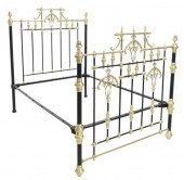 BRASS & BLACK-PAINTED IRON SPI