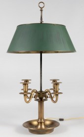 BRASS BOUILLOTTE TABLE LAMP WI