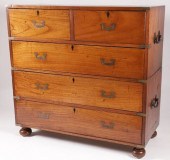 BRASS BOUND CAMPAIGN CHEST, 19