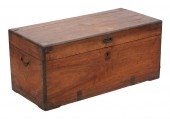 BRASS-BOUND CAMPHORWOOD CHEST