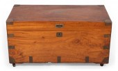 BRASS-BOUND CAMPHORWOOD CHEST