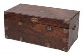 BRASS-BOUND CAMPHORWOOD TRUNK