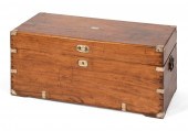 BRASS-BOUND CAMPHORWOOD TRUNK
