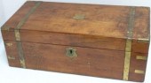 BRASS BOUND MAHOGANY TRAVELING