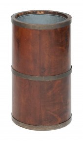 BRASS-BOUND MAHOGANY VENEER CA