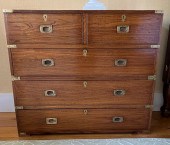 BRASS BOUND OAK TWO-PART CAMPA