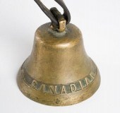 BRASS CANADIAN BEAVER COW BELL