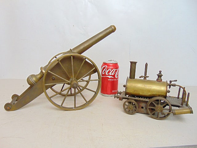 BRASS CANNON & BRASS STEAM