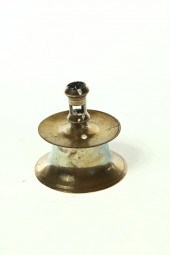 BRASS CAPSTAN CANDLESTICK.  Eu