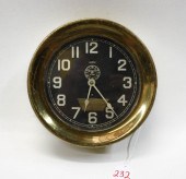 BRASS CASE SHIPS CLOCK BY BOST