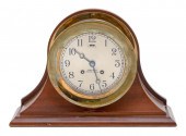 BRASS CHELSEA SHIP'S CLOCK BOS